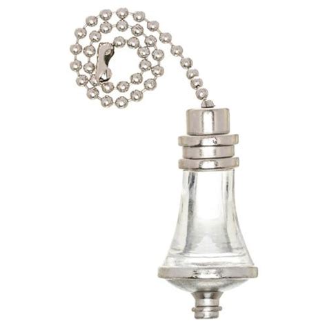 Harbor Breeze 7 In Clear Acrylic Pull Chain In The Ceiling Fan Pull