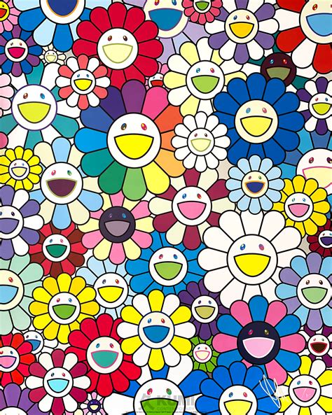 5 out of 5 stars (7) $ 15.99 free shipping favorite add to takashi murakami flower plush soft decorative pin brooch stardustandgems. Takashi Murakami A Field of Flowers Seen from the Stairs to Heaven Print | Kumi Contemporary