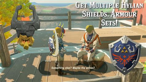 How To Get Multiple Hylian Shields And Dlc Armour Sets From Grante In