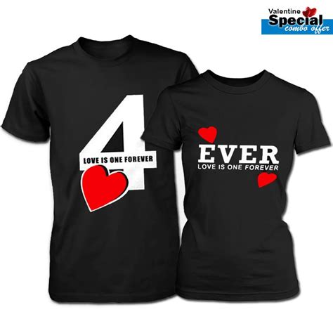 Valentine Special Couple T Shirt Sw3239 Shoppersbd