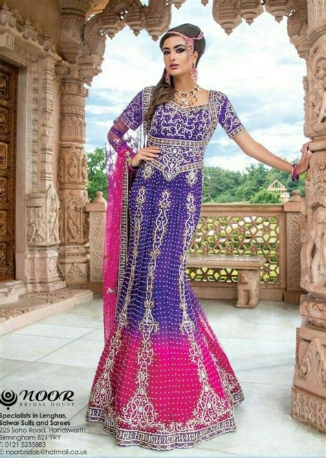 purple and pink wedding dress asiana collection bodas indu bodas indu