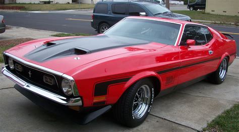 72 Red Mach1 72 Mach 1 Red Mustang Mustang Mach 1