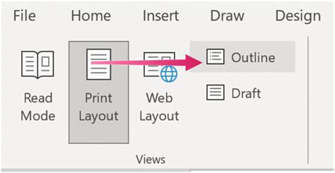How To Use Outline View In Microsoft Word