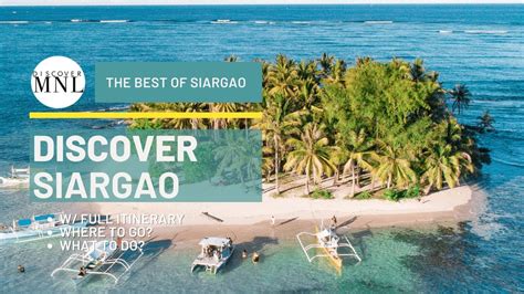The Ultimate Siargao Video Itinerary Youtube