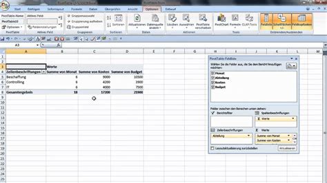 Kostenloses arbeitszeugnis muster zum download für word & excel mit einer ausführlichen anleitung für ihren seriösen firmenauftritt. 1. Excel Pivot Tabelle kinderleicht erstellen - YouTube