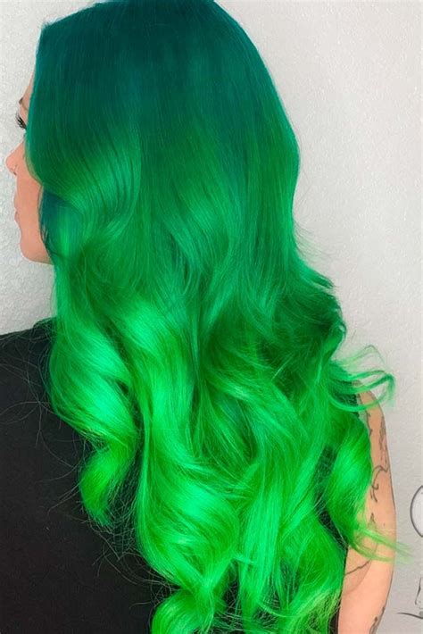 30 Captivating Ideas For Green Hair That Will Inspire You To Take The