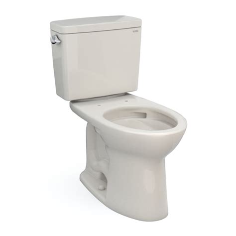 Toto Drake Sedona Beige Elongated Standard Height 2 Piece Toilet 12 In