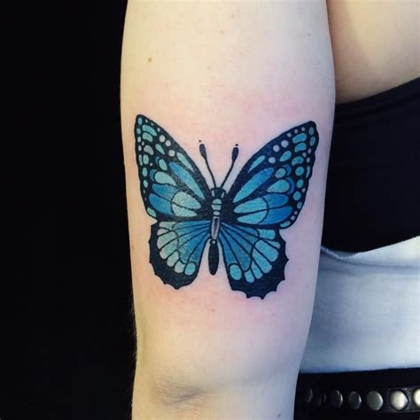 16 Best Blue Monarch Butterfly Tattoo Ideas