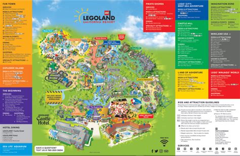 Legoland Resort Park Map Legoland California Resort Maps Of Florida