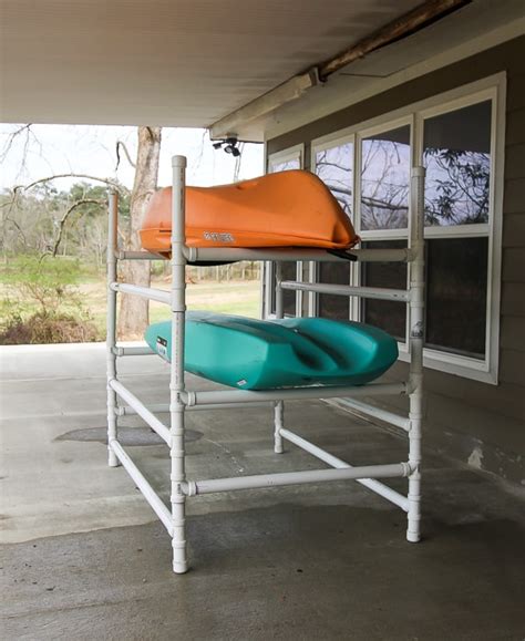 How To Build A Kayak Rack Out Of Pvc Free Tunnel Hull Boat Plans