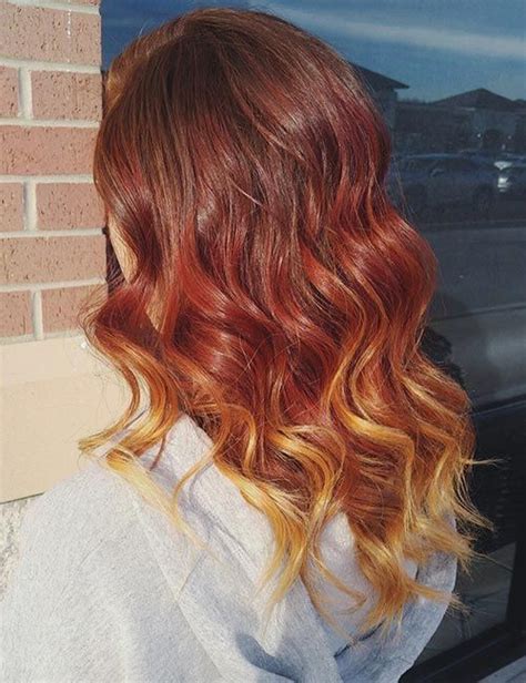 20 Radical Styling Ideas For Your Red Ombre Hair Red