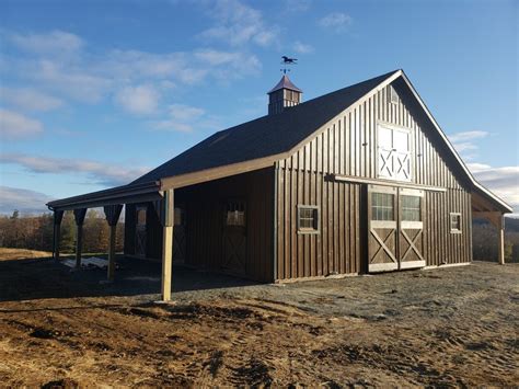 Built fast & made to last. Amish Modular Horse Barn Builder in Hartland, Vermont | J ...