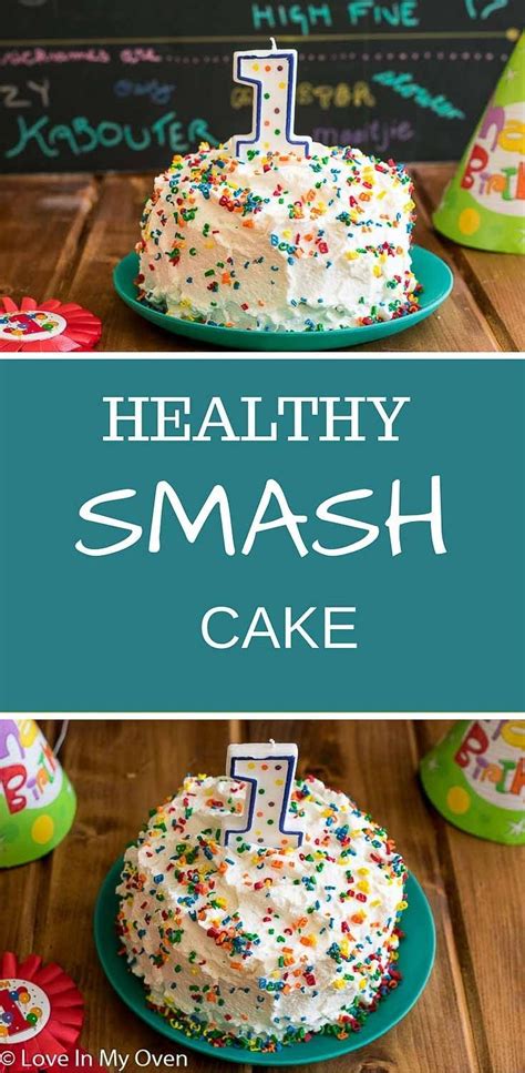 Healthy Smash Cake Recipe Leahs 1st Birthday Baby First Cake