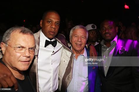 Jay Z Robert Kraft And Steve Stoute Attend Dusse Presents Fight