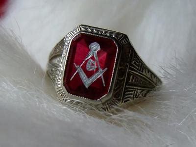 A masonic ring is a sign of loyalty to the brotherhood. Ostby Barton Master Mason Ring