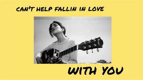 can t help falling in love cover by lilith youtube