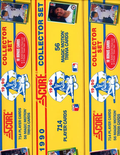 Maybe you would like to learn more about one of these? Lot Of 3 1990 Score Baseball Card Collection Complete Box Set Factory Sealed Auctions - Buy And ...