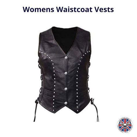 Womens Waistcoat Vests Discover Womens Waistcoat Vests At Leather Addicts Shop From A Range Of