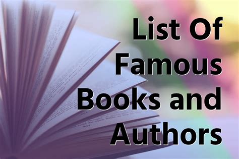List Of 400 Famous Books And Authors Knitved