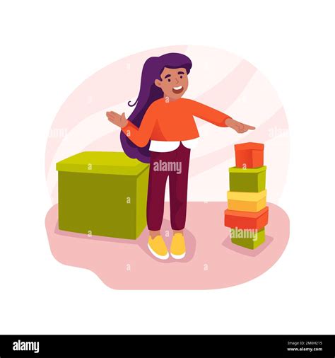 Comparing And Counting Objects Isolated Cartoon Vector Illustration