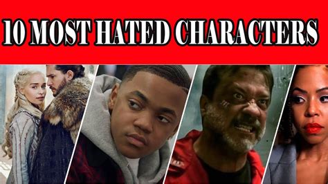 The Most Hated Tv Characters Of All Time Youtube