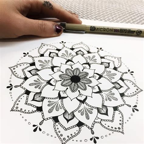 Zentangle Drawings Mandala Drawing Zentangle Patterns Doodle