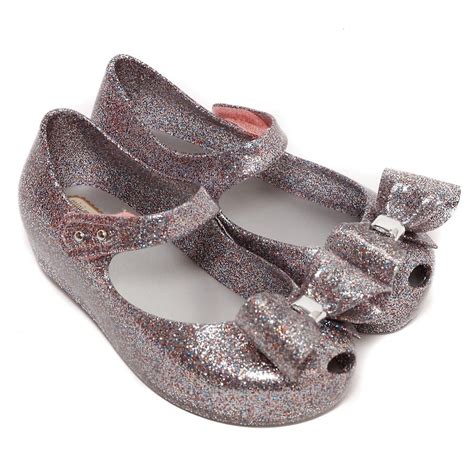 Melissa Shoes Mini Ultragirl Bow 19 Shoe Multi Glitter