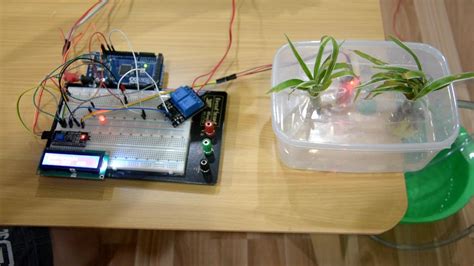 Arduino Irrigation And Plant Watering Using Soil Moisture Sensor