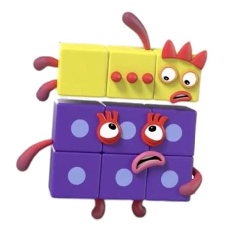 Check Out This Transparent Numberblocks Numbers 6 And 3 Png Image