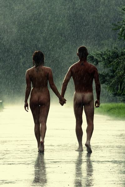 Couple In Rain