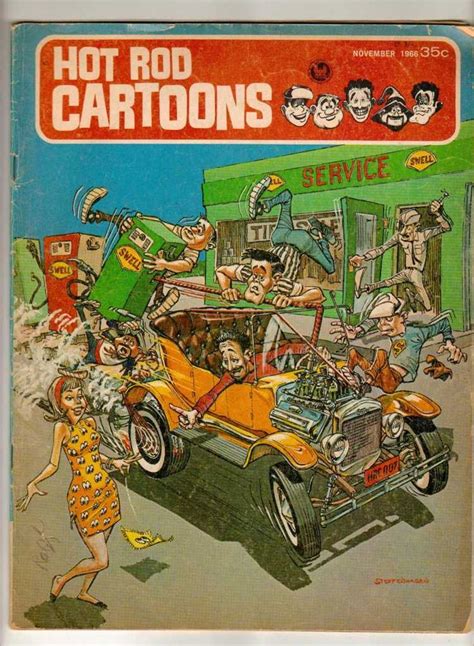 Hot Rod Cartoons November 1966 Comic 13 Magazine Vintage