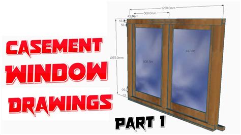 Traditional Oak Casement Window Build Part 1 Drawing Youtube
