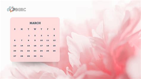 Free Download March 2023 Clover Desktop Calendar Free March Wallpaper