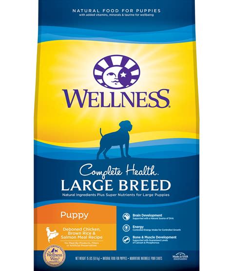 ( 4.9) out of 5 stars. WELLNESS Large Breed Complete Health Puppy Deboned Chicken ...