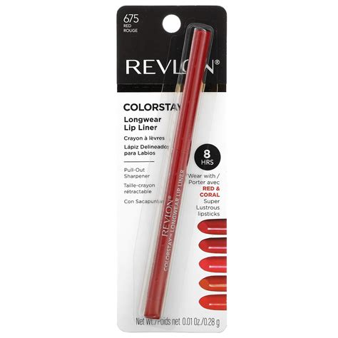 Revlon Colorstay Longwear Lip Liner Red 675 001 Oz 028 G Iherb