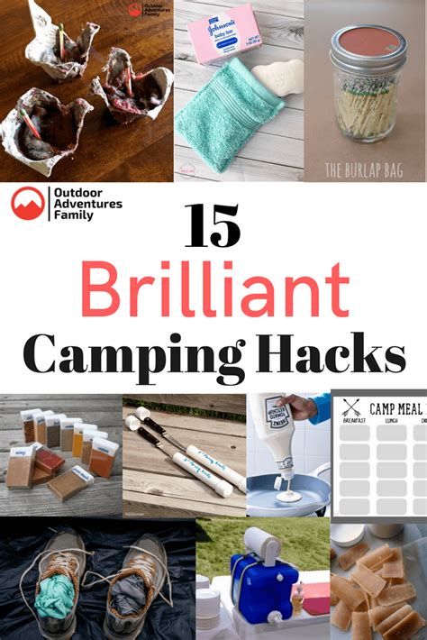 15 Brilliant Camping Hacks Camping Hacks Camping Hacks Diy Tent Camping