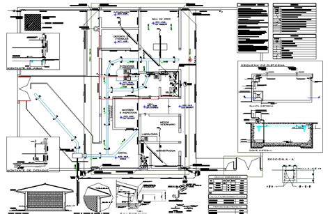 Plumbing Plan Detail Dwg File Cadbull