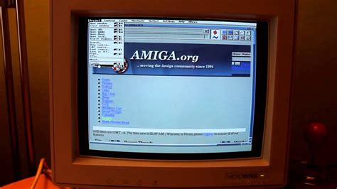 Amiga 120040mhz On The Internet 2015 Youtube