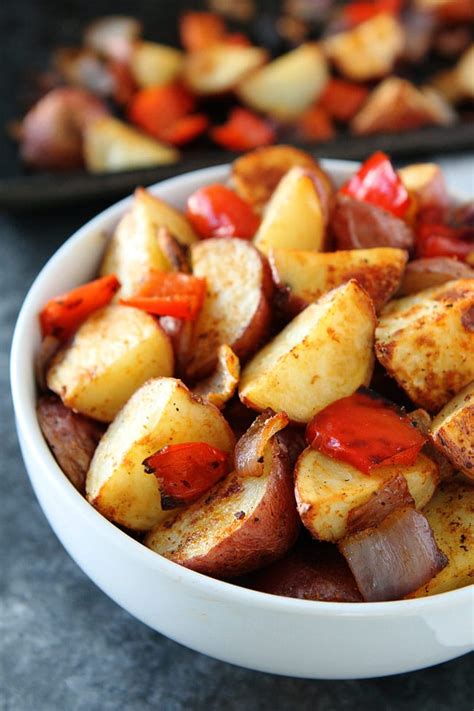 Roasted Breakfast Potatoes Recipe Two Peas And Their Pod