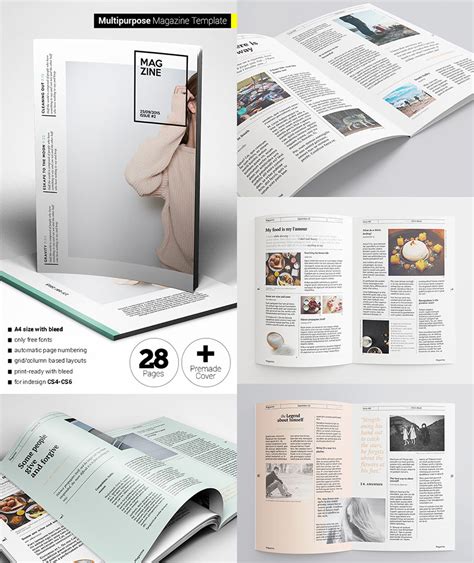 30 Plantillas Mockups De Revistas Creativas Para Impresión