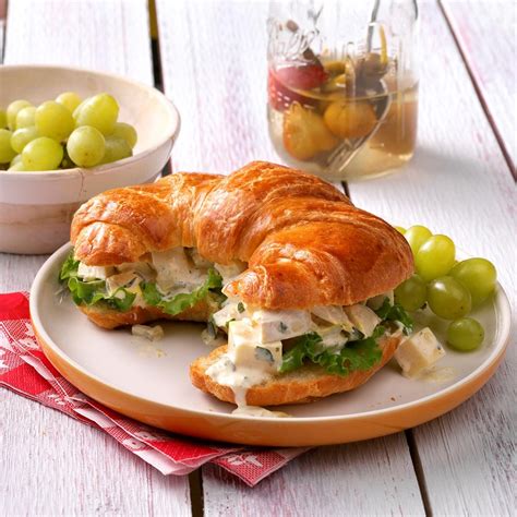 Chicken Salad Croissants Recipe How To Make It Taste Of Home