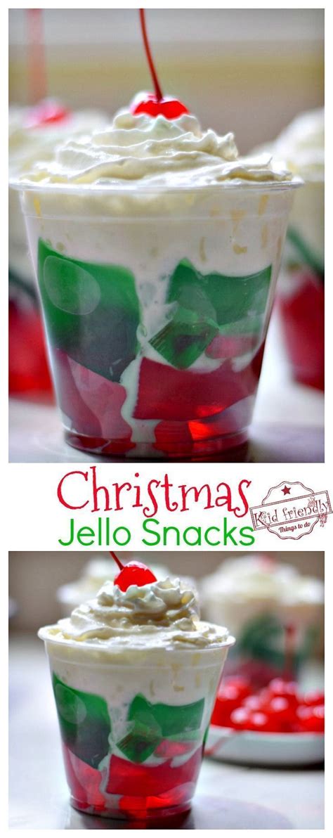 Try one of our best recipes for christmas desserts! Christmas Jello Cups | Recipe | Individual christmas ...