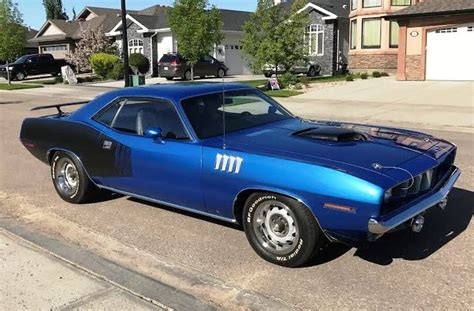 Feature 1971 Plymouth Cuda 440 6 Pack Shaker 4 Speed