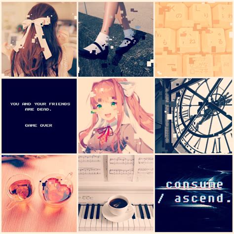 Monika Aesthetic Board ~doki Doki Literature Club Literature Club