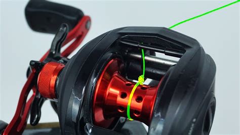 Fishing Knothow To Spool A Baitcaster Reel Youtube