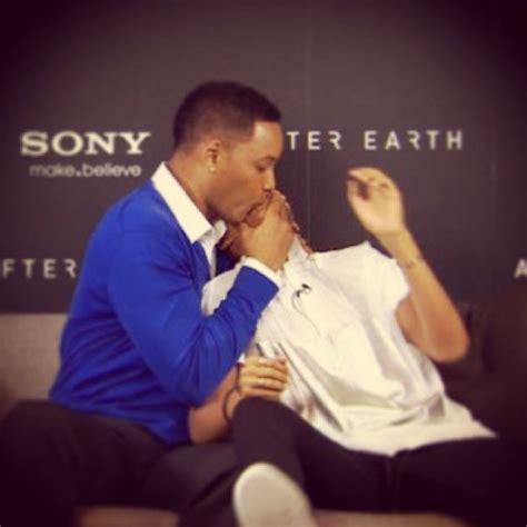 Will Smith Kisses Jaden On The Lips During Interview E Online Ca