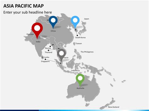 Asia Pacific Map Powerpoint Sketchbubble