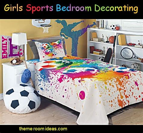 Decorating Theme Bedrooms Maries Manor Girls Sports Bedroom Decor Girls Sports Bedding