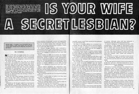 attack of the lesbian wives portrayals of lesbians in vintage men s adventure magazines part