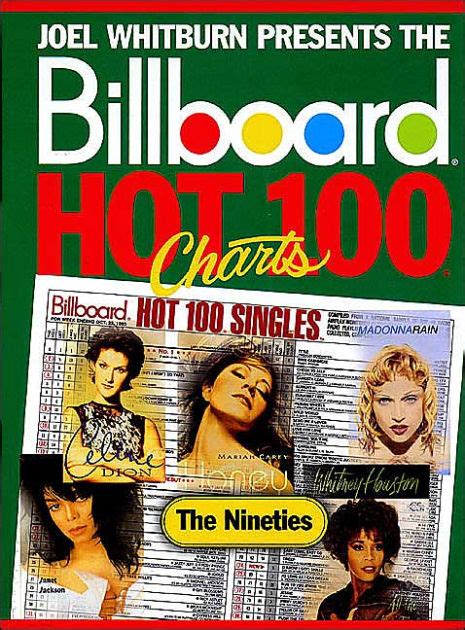 Billboard Hot 100 Charts The Nineties By Joel Whitburn Joel Whitubrn Paperback Barnes